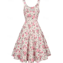 Elegant Classical 1950s Dress A-Line Fancy Dress Women's Valentine's Day Event / Party Date Tea Party Adults' Dress Spring & Summer