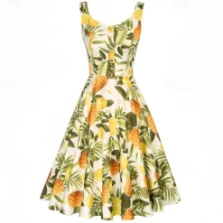 Elegant Classical 1950s Dress A-Line Fancy Dress Women's Valentine's Day Event / Party Date Tea Party Adults' Dress Spring & Summer