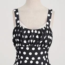 Elegant Classical 1950s Dress Polka Dot A-Line Fancy Dress Women's Valentine's Day Event / Party Date Tea Party Adults' Dress Spring & Summer