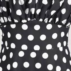 Elegant Classical 1950s Dress Polka Dot A-Line Fancy Dress Women's Valentine's Day Event / Party Date Tea Party Adults' Dress Spring & Summer