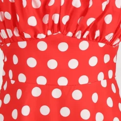 Elegant Classical 1950s Dress Polka Dot A-Line Fancy Dress Women's Valentine's Day Event / Party Date Tea Party Adults' Dress Spring & Summer