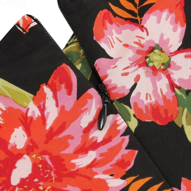 Elegant 1950s Vintage Inspired Knee Length Dress A-Line Dress Tea Dress Flower / Floral A-Line Fancy Dress Women's Christmas Carnival New Year Homecoming Daily Wear Bachelorette Party Adults'