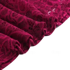 Elegant 1950s Vintage Inspired Knee Length Dress A-Line Dress Tea Dress Lace A-Line Fancy Dress Women's Christmas Carnival New Year Homecoming Daily Wear Bachelorette Party Adults' Homecoming Dresses