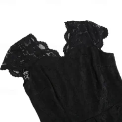 Elegant 1950s Vintage Inspired Knee Length Dress A-Line Dress Tea Dress Lace A-Line Fancy Dress Women's Christmas Carnival New Year Homecoming Daily Wear Bachelorette Party Adults' Homecoming Dresses