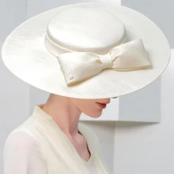 Elegant Sweet Flax Hats with Bowknot / Party / Evening Headpiece/ Office & Career / Graduation / Congratulations / Anniversary / Back To School / Outdoor / Carnival Hats Race Day Dress