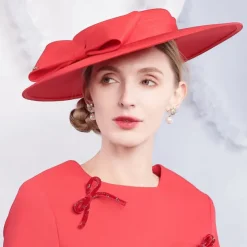 Elegant Sweet Flax Hats with Bowknot / Party / Evening Headpiece/ Office & Career / Graduation / Congratulations / Anniversary / Back To School / Outdoor / Carnival Hats Race Day Dress