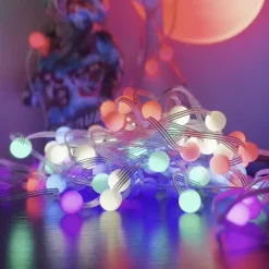 Elegant Wedding Party Reception Dimmable RGBIC LED String Lights with App Control Waterproof for Outdoor Use Perfect for Festival Decor 5/10/15/20M