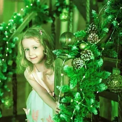 Elegant Wedding Party Reception St. Patrick's Day Green LED Lights, 8 Modes, 5m-20m USB, Waterproof Silver Copper Wire, with Remote, for Home Decoration