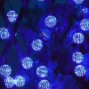 Elegant Wedding Party Reception Solar LED String Lights - Moroccan Ball Outdoor Garden Lights, Waterproof 10M-50LED, 7M-30LED, 5M-20LED Globe Lanterns for Home Decoration