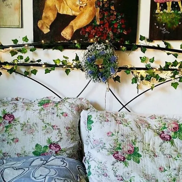 Elegant Wedding Party Reception 2M Artificial Ivy LED String Lights –Green Leaf Decoration for Home, Outdoor Garden, Patio 1/3/6 Pack