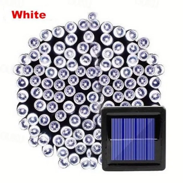 Elegant Wedding Party Reception Solar Outdoor String Lights – 6.5M-30M, 30-300 LEDs, 8 Functions for Home Garden Decor