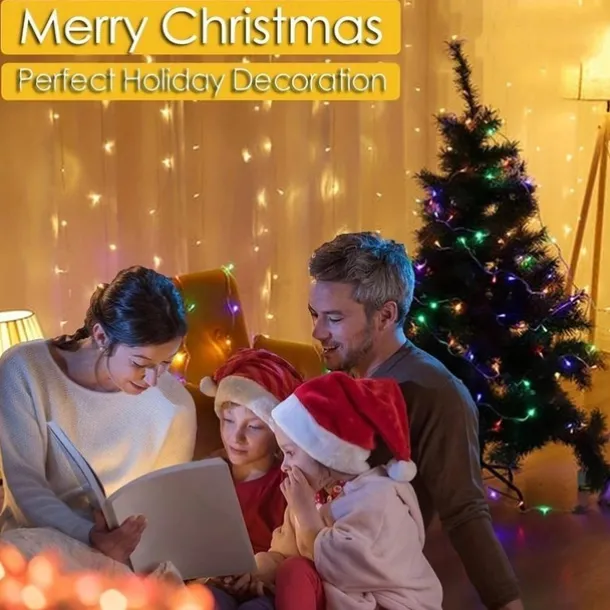 Elegant Wedding Party Reception Solar Outdoor String Lights – 6.5M-30M, 30-300 LEDs, 8 Functions for Home Garden Decor