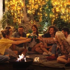 Elegant Wedding Party Reception 20M 200LED Solar String Lights - Waterproof, 8 Modes, Outdoor Fairy Lights for Garden Holiday Decor