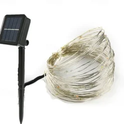 Elegant Wedding Party Reception 20M 200LED Solar String Lights - Waterproof, 8 Modes, Outdoor Fairy Lights for Garden Holiday Decor