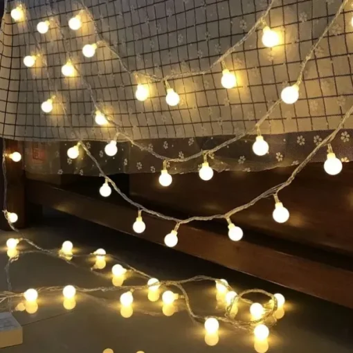 Elegant Wedding Party Reception LED Star String Lights - 1.5M 10LEDs, 3M 20LEDs, USB/Battery Powered Garland for Outdoor Holiday Decor