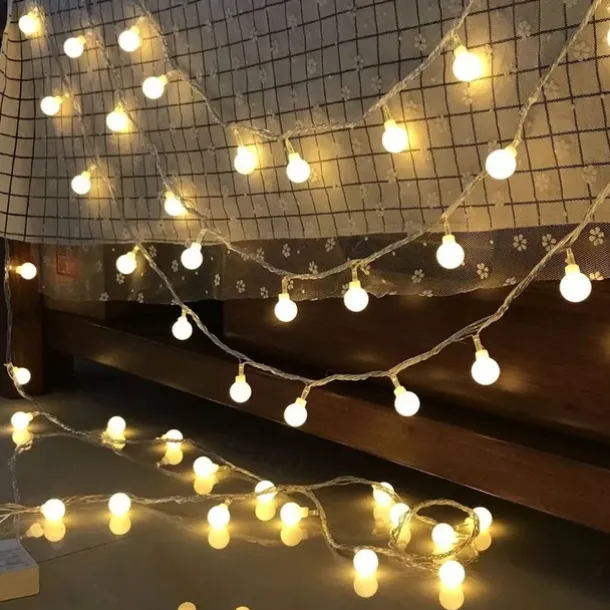 Elegant Wedding Party Reception LED Star String Lights - 1.5M 10LEDs, 3M 20LEDs, USB/Battery Powered Garland for Outdoor Holiday Decor