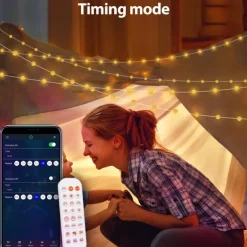 Elegant Wedding Reception Party Tuya WiFi Smart Bluetooth Colorful Ball String Light USB Powered 5-20M for Home Garden Decor