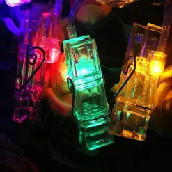 Elegant Wedding Reception Party LED Photo String Lights 4M with 40 Photo Clips 40 LED for Dorm Bedroom Wall Decor Wedding Decorations Battery Powered or USB Fairy Twinkle Lights Hanging Photos Cards