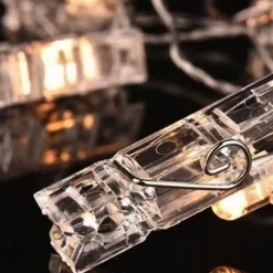 Elegant Wedding Reception Party LED Photo String Lights 4M with 40 Photo Clips 40 LED for Dorm Bedroom Wall Decor Wedding Decorations Battery Powered or USB Fairy Twinkle Lights Hanging Photos Cards