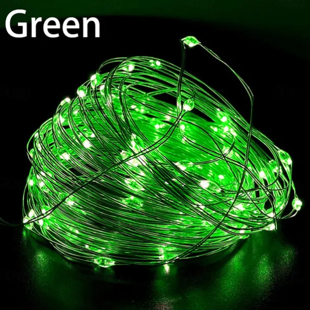 Elegant Wedding Reception Party LED String Lights USB/Battery Powered Copper Wire Fairy Lights Garland for Party Wedding Christmas Lights Decor