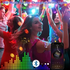 Elegant Wedding Reception Party 5m 10m Fairy LED Lights USB Dream Color Smart String Light Remote APP Controller for Room Wedding Christmas Tree Decoration