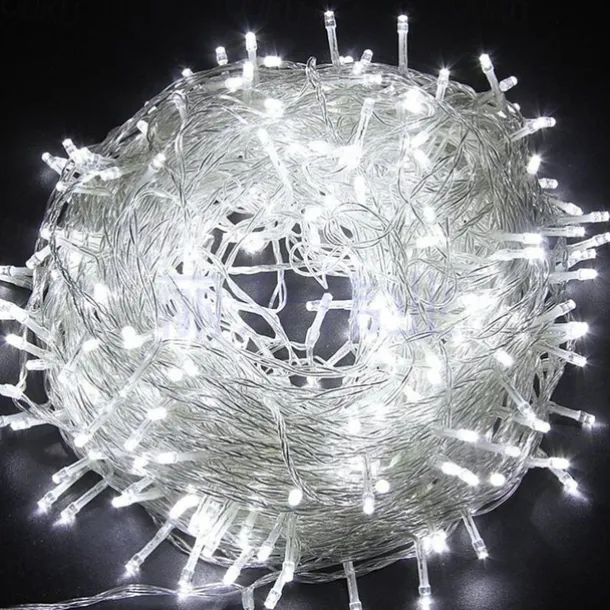 Elegant Wedding Reception Party 200LED 20M String Light Wedding Party Decoration Lights Garland Outdoor Waterproof New Year's 9 Colors LED Lamp