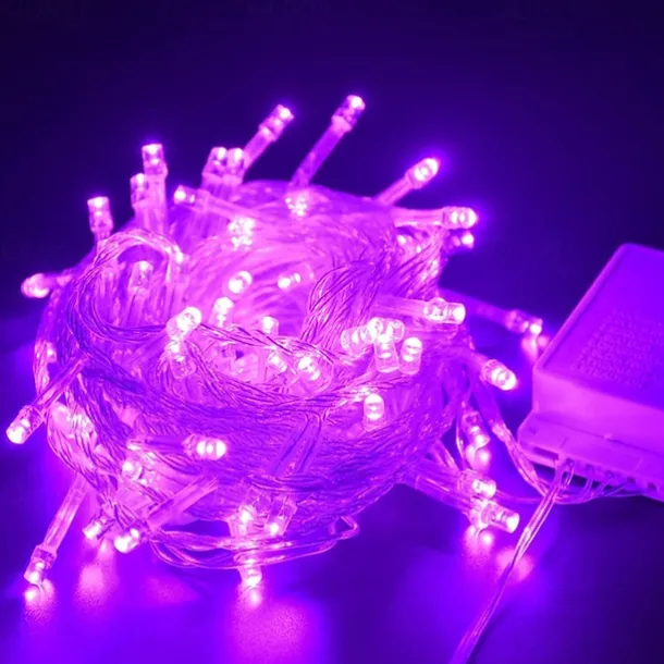 Elegant Wedding Reception Party 200LED 20M String Light Wedding Party Decoration Lights Garland Outdoor Waterproof New Year's 9 Colors LED Lamp