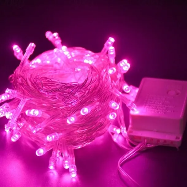 Elegant Wedding Reception Party 200LED 20M String Light Wedding Party Decoration Lights Garland Outdoor Waterproof New Year's 9 Colors LED Lamp