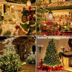 Elegant Wedding Reception Party Low Voltage 8-Function Light String – 10M 100LEDs, 20M 200LEDs, 30M 300LEDs – Christmas, Halloween, Wedding, Indoor/Outdoor Decoration