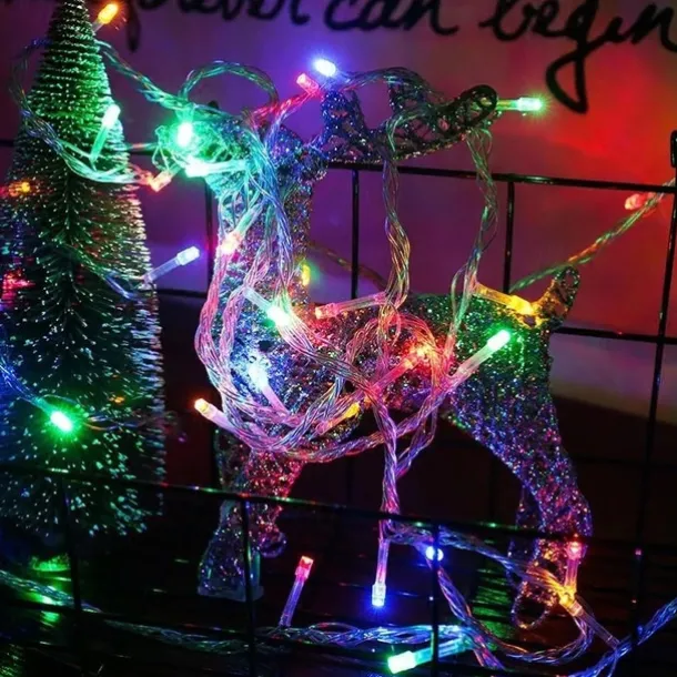Elegant Wedding Reception Party LED String Lights LED Fairy Lights Christmas Wedding Bedroom Decoration Warm White Multi Color 1.5m 3m 10m AA Batteries Powered