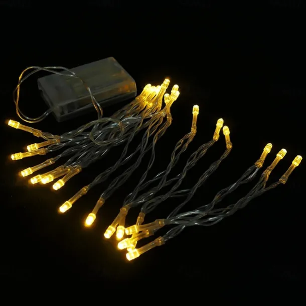 Elegant Wedding Reception Party LED String Lights LED Fairy Lights Christmas Wedding Bedroom Decoration Warm White Multi Color 1.5m 3m 10m AA Batteries Powered