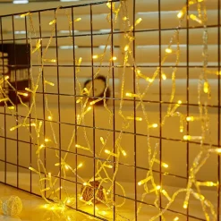 Elegant Wedding Reception Party USB LED Canopy String Lights, 3M/5M/10M Full Sky Star Fairy Lights with Remote Control 8 Modes for Christmas Garden & Wedding Decor