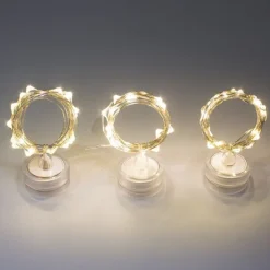 Elegant Wedding Reception Party 10pcs Waterproof LED Candles String Lights 1m 2m Copper Wire String Garland Submersible Vase Bottle Fairy Lamp for Christmas Wedding