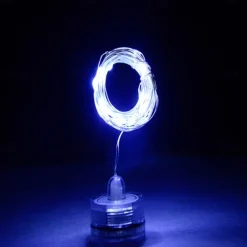 Elegant Wedding Reception Party 10pcs Waterproof LED Candles String Lights 1m 2m Copper Wire String Garland Submersible Vase Bottle Fairy Lamp for Christmas Wedding