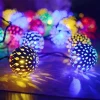 Elegant Wedding Reception Party Solar Moroccan String Lights LED Globe Fairy Lights Outdoor Waterproof 8 Lighting Modes IP65 Waterproof Ball Light Christmas Wedding Party Garden Holiday Decoration