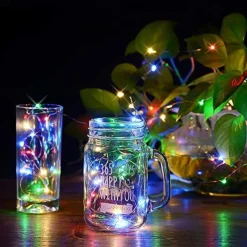 Elegant Wedding Reception Party 1pcs USB 10m 100leds LED String Light Colorful Waterproof LED Copper Wire Strings Holiday Lighting Fairy For Christmas Party Wedding Decoration