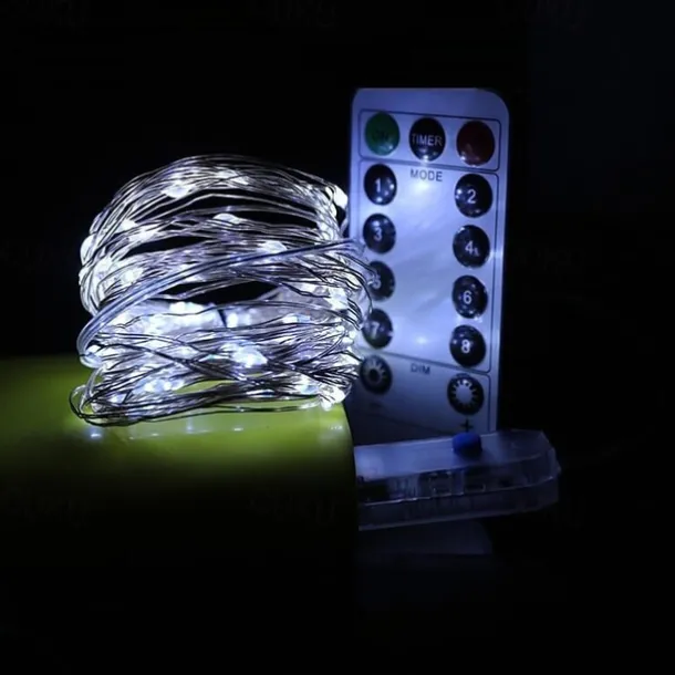 Elegant Wedding Reception Party 1pcs USB 10m 100leds LED String Light Colorful Waterproof LED Copper Wire Strings Holiday Lighting Fairy For Christmas Party Wedding Decoration