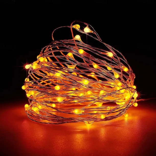 Elegant Wedding Reception Party Holiday Lights DC 5M Fairy Lights 12V 1A Adapter ChristmasNew YearWedding Decoration Lights Led Strings