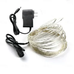 Elegant Wedding Reception Party Holiday Lights DC 5M Fairy Lights 12V 1A Adapter ChristmasNew YearWedding Decoration Lights Led Strings
