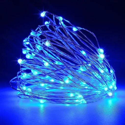 Elegant Wedding Reception Party Holiday Lights DC 5M Fairy Lights 12V 1A Adapter ChristmasNew YearWedding Decoration Lights Led Strings
