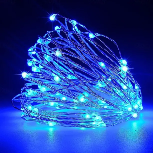 Elegant Wedding Reception Party Holiday Lights DC 5M Fairy Lights 12V 1A Adapter ChristmasNew YearWedding Decoration Lights Led Strings