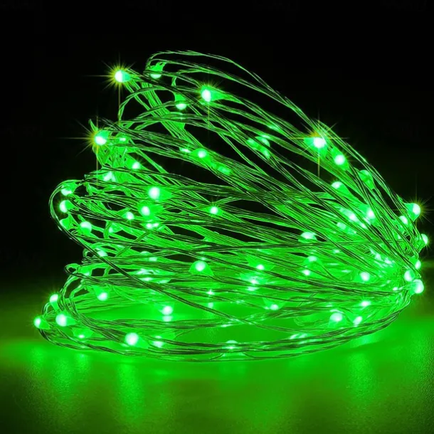 Elegant Wedding Reception Party Holiday Lights DC 5M Fairy Lights 12V 1A Adapter ChristmasNew YearWedding Decoration Lights Led Strings