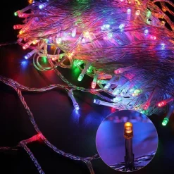 Elegant Wedding Reception Party 30m300LEDs Fairy String Lights Lamp for Xmas Tree Holiday Wedding Party Decoration Linkable White Blue Multicolor Warm White 220-240V 1pc