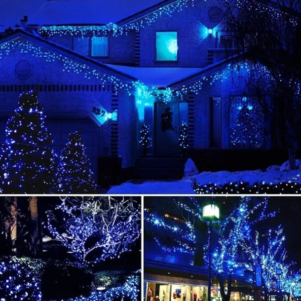 Elegant Wedding Reception Party 30m300LEDs Fairy String Lights Lamp for Xmas Tree Holiday Wedding Party Decoration Linkable White Blue Multicolor Warm White 220-240V 1pc