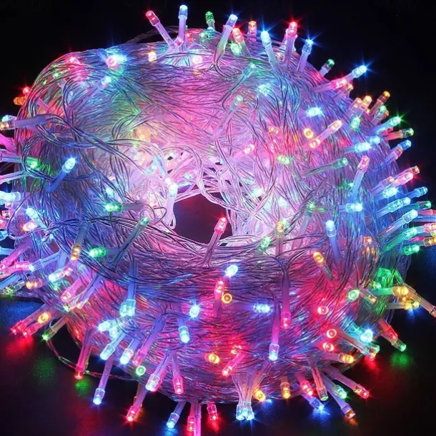 Elegant Wedding Reception Party 30m300LEDs Fairy String Lights Lamp for Xmas Tree Holiday Wedding Party Decoration Linkable White Blue Multicolor Warm White 220-240V 1pc