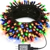 Elegant Wedding Reception Party LED Christmas Lights Indoor Outdoor Twinkle Fairy String Lights 8 Modes Waterproof Plug in for Xmas Wedding Party Decoration