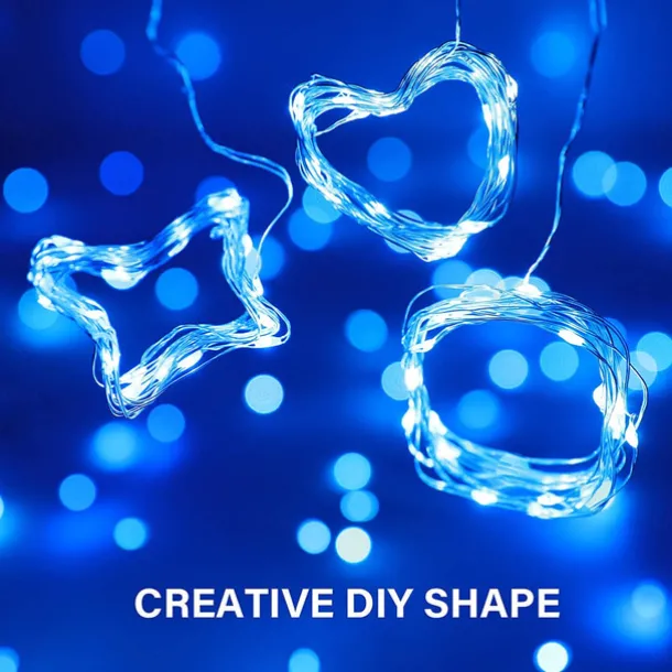 Elegant Wedding Reception Party 24pcs 1M 10Leds LED String Fairy Lights Garland Decorative Light Outdoor String Lights Copper Wire CR2032 Battery Operated Christmas Wedding Party Decoration