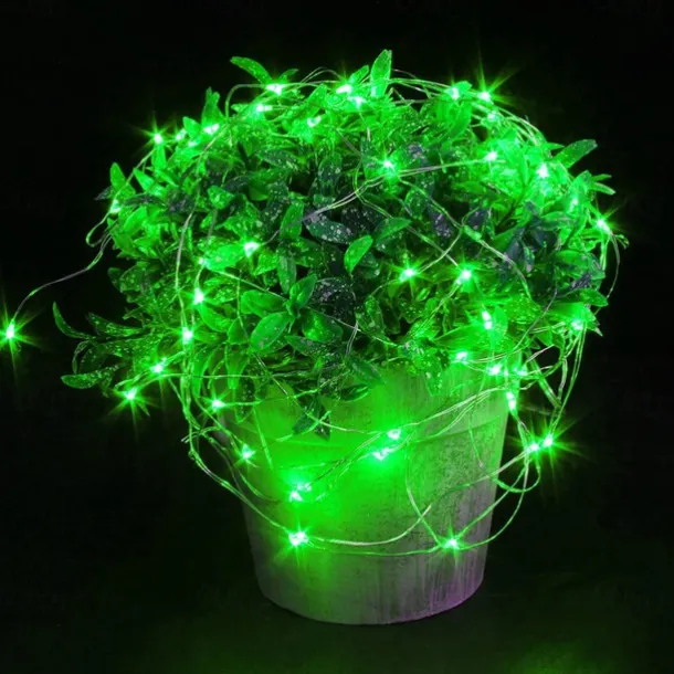 Elegant Wedding Reception Party 24pcs 1M 10Leds LED String Fairy Lights Garland Decorative Light Outdoor String Lights Copper Wire CR2032 Battery Operated Christmas Wedding Party Decoration