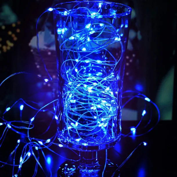 Elegant Wedding Reception Party 24pcs 1M 10Leds LED String Fairy Lights Garland Decorative Light Outdoor String Lights Copper Wire CR2032 Battery Operated Christmas Wedding Party Decoration