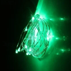 Elegant Wedding Reception Party 24pcs 1M 10Leds LED String Fairy Lights Garland Decorative Light Outdoor String Lights Copper Wire CR2032 Battery Operated Christmas Wedding Party Decoration
